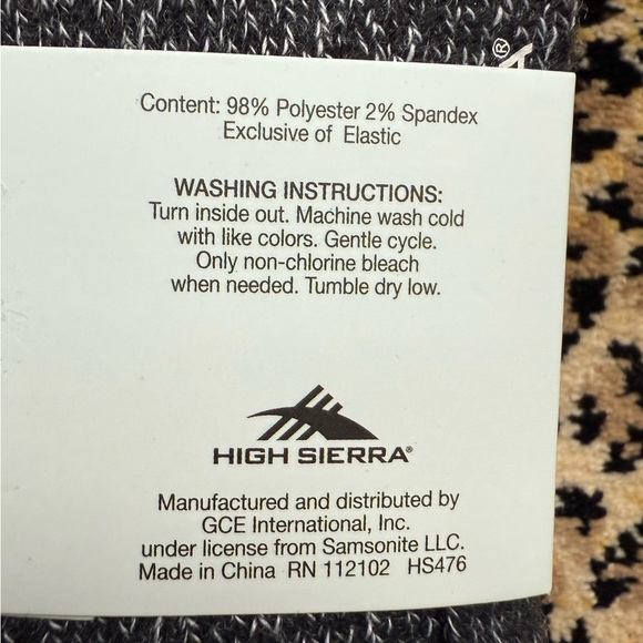 High Sierra boot socks (ladies’ shoe size 4-10) (NWT) - Picture 4 of 4